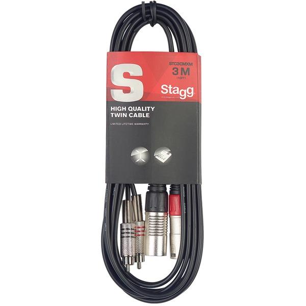 Cablu audio Stagg 2x RCA 2x XLR