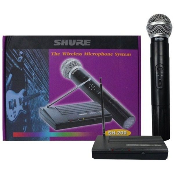Microfon Shure Wireless VHF SH-200 pentru  karaoke